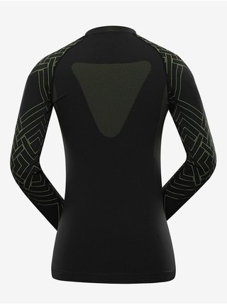 Černé pánské vzorované sportovní tričko Alpine Pro KRATHIS 6