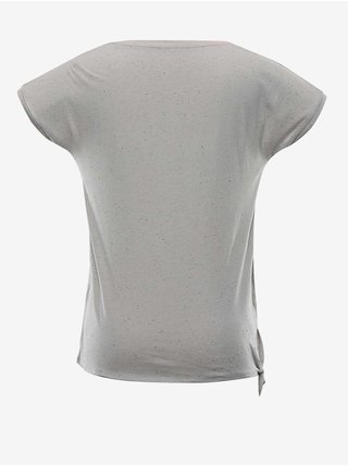 Šedé dámské žíhané tričko Alpine Pro JENA
