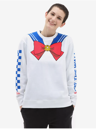 Bílá dámská mikina Vans x Sailor Moon