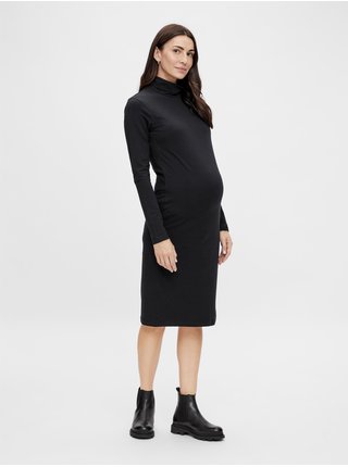 Čierne tehotenské šaty Mama.licious Sia