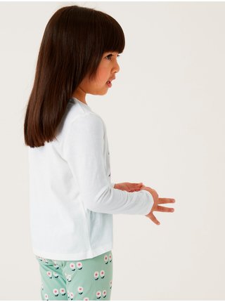 Bílé holčičí tričko  Marks & Spencer 