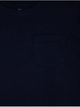 Tmavě modré klučičí tričko s kapsou GAP