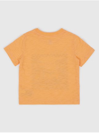 Oranžové klučičí žíhané tričko GAP Beach Vibes