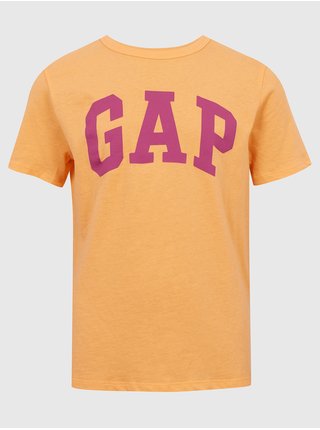 Sada dvoch chlapčenských tričiek v modrej a oranžovej farbe GAP