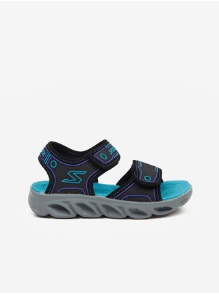 Modro-černé klučičí sandály Skechers