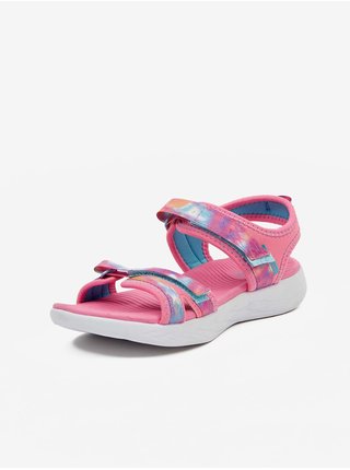 Ružové dievčenské sandále Skechers