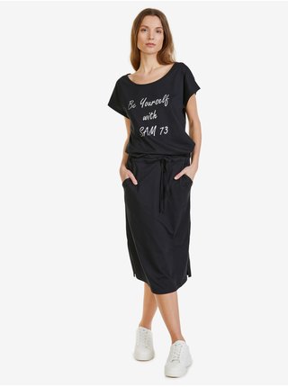 Letné a plážové šaty pre ženy SAM 73 - čierna