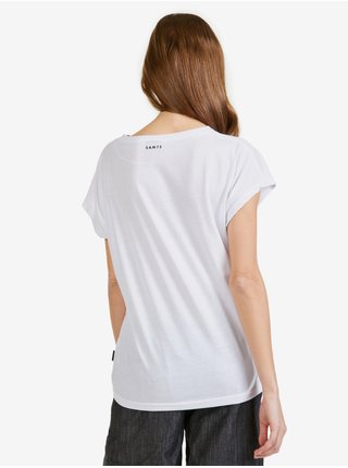 Bílé dámské tričko s potiskem SAM 73 Dee