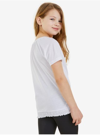 Biele dievčenské tričko SAM 73 Jaylene