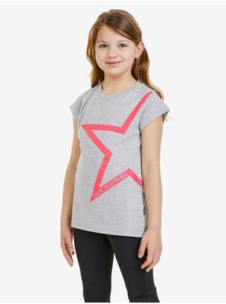 Svetlošedé dievčenské tričko SAM 73 Katherine