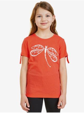 Koralové dievčenské tričko SAM 73 Raelyn
