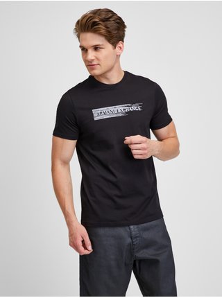 Černé pánské tričko Armani Exchange
