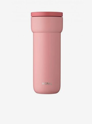 Růžový nerezový termohrnek Mepal Ellipse (475 ml)