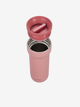 Růžový nerezový termohrnek Mepal Ellipse (475 ml)
