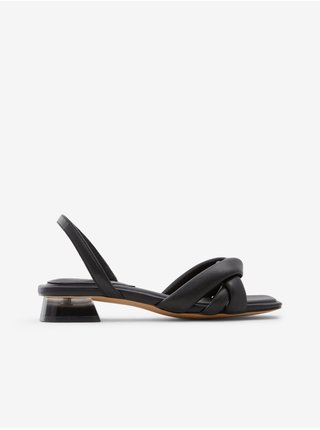 Čierne dámske sandále na podpätku ALDO Buttercupp