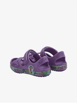 Fialové dievčenské sandále Coqui Yogi