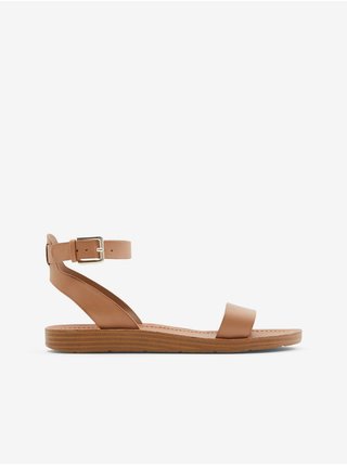 Hnedé dámske kožené sandále ALDO Kedaredia