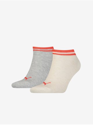 Ponožky pre mužov Puma - sivá, béžová