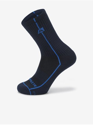 Tmavě modré unisex ponožky s antibakteriální úpravou ALPINE PRO BANFF 2