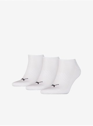 Sada tří párů ponožek v bílé barvě Puma