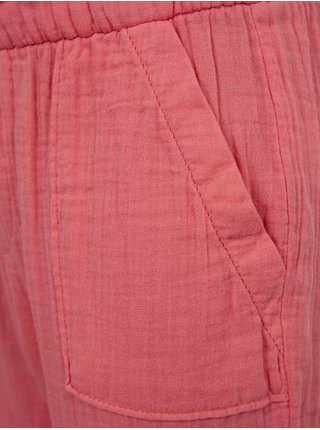 Růžové holčičí kalhoty s pružným pasem GAP