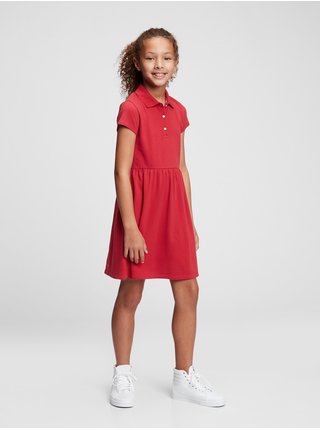 Červené holčičí šaty GAP 