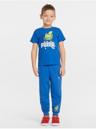 Modré dětské tepláky Puma Fruitmates