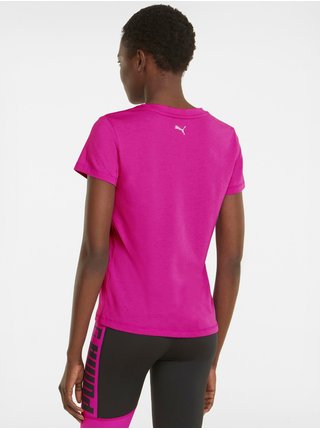 Tmavě růžové dámské sportovní tričko Puma Stardust Crystalline