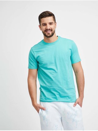 Tyrkysové pánské basic tričko GAP 