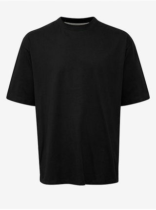 Čierne basic tričko s krátkym rukávom Blend