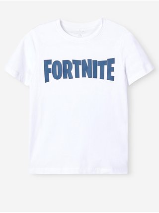 Bílé klučičí tričko name it Fortnite