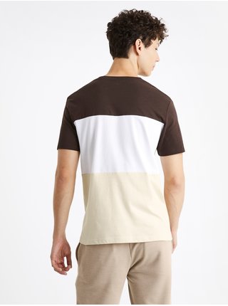 Farebné bavlnené tričko Celio  Cetri