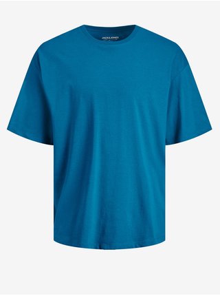 Modré basic tričko Jack & Jones