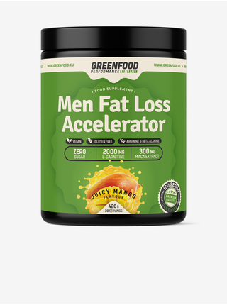 GreenFood Nutrition GreenFood Performance Men Fat Loss Accelerator Mango 420 g