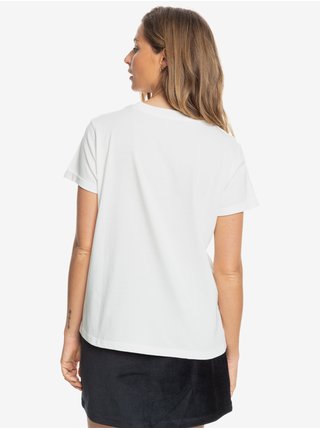Bílé dámské tričko Roxy Noon Ocean
