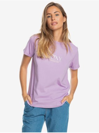 Svetlofialové dámske tričko Roxy Noon Ocean