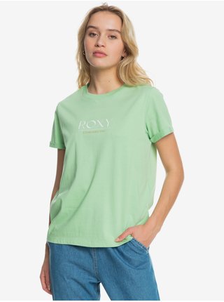 Svetlozelené dámske tričko Roxy Noon Ocean