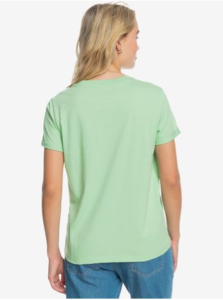 Svetlozelené dámske tričko Roxy Noon Ocean