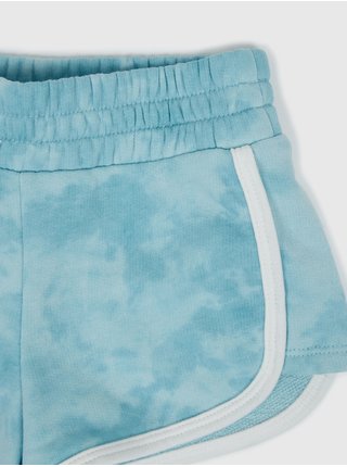 Modré dievčenské batikované šortky GAP
