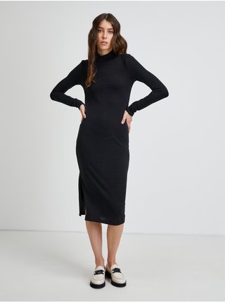 Čierne svetrové šaty Noisy May Cristina