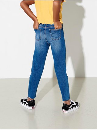 Modré holčičí straight fit džíny ONLY Emily