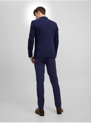 Tmavě modré oblekové kalhoty Jack & Jones Franco