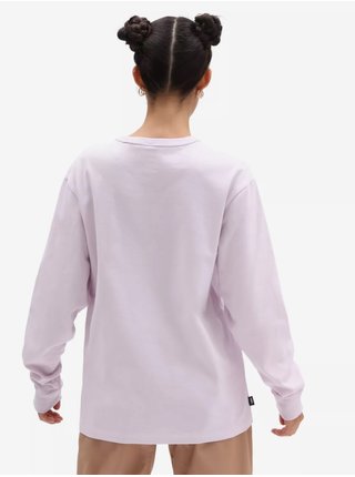 Svetlofialové dámske tričko s dlhým rukávom VANS