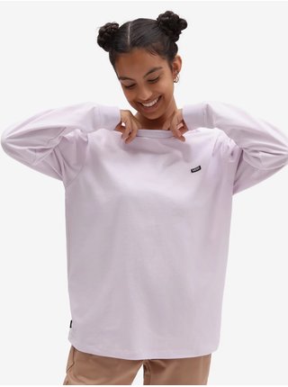 Svetlofialové dámske tričko s dlhým rukávom VANS