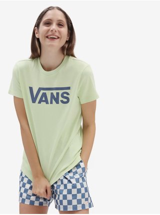 Svetlozelené dámske tričko VANS