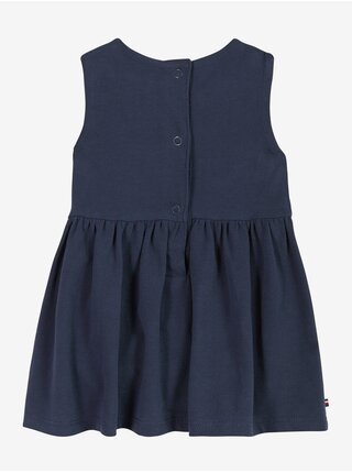 Tmavě modré holčičí šaty Tommy Hilfiger