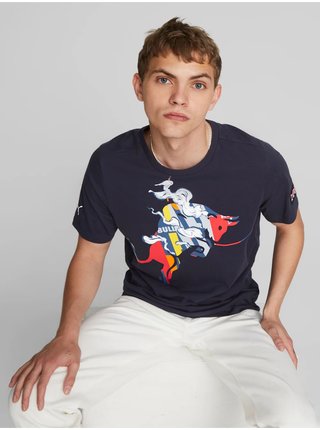 Tmavě modré pánské tričko Puma Red Bull