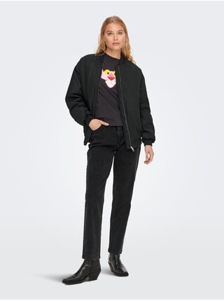 Černý oversize bomber ONLY Lanni