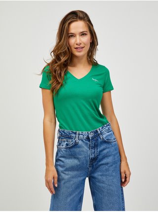 Zelené dámske tričko Pepe Jeans Violette