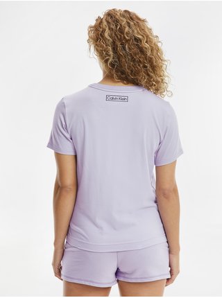 Světle fialový dámský pyžamový set Calvin Klein Underwear